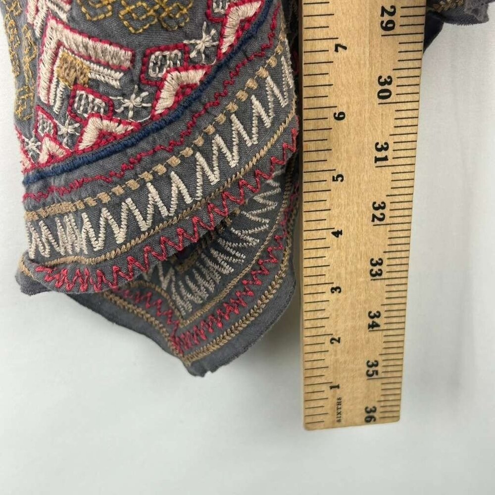 Johnny Was Women’s XL Frederique Draped Cardigan Embroidery Linen Blend - Picture 5 of 16